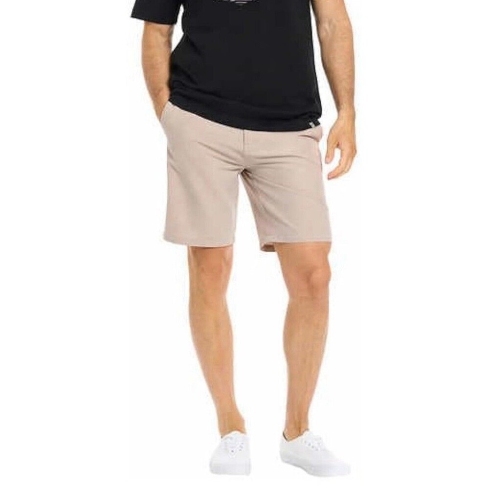 Hurley Shorts Tan Khaki Boys School Uniform Chino Dressy Casual Size 18 31.5